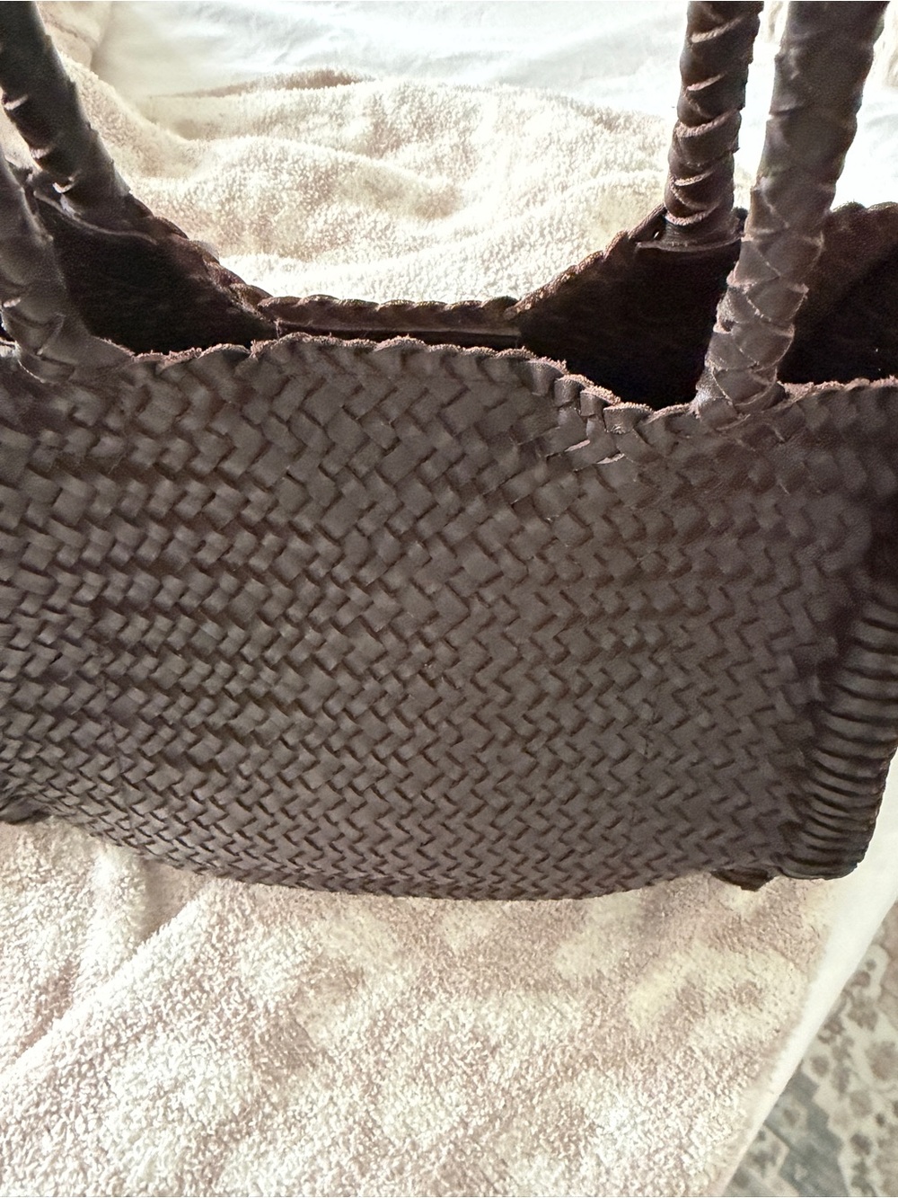 MADEWELL Lexington Woven Leather Tote - Picture 6 of 9